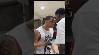 Scar and Nas Fight #basketball #viral #heated