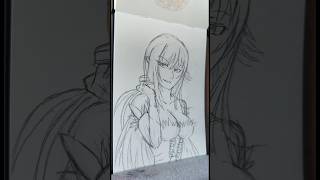 #shinobuoshino #sketching #timelapse #monogatariseries #animeart