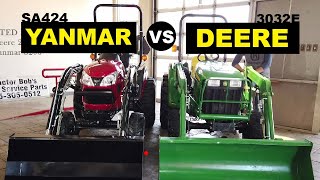 Comparison | John Deere 3032E Vs. Yanmar SA424 | Compact Tractors