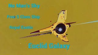 No Man's Sky Free S Class Royal Exotic Ship Location (Euclid Galaxy)