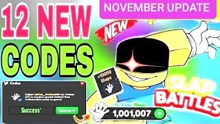 NOVEMBER ⚡ CODES ⚠️ SLAPS BATTLLES ROBLOX CODES 2024 -SLAP BATTLLES ROBLOX CODES NOVEMBER 2024🎁