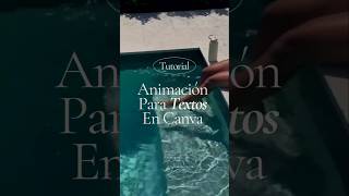 Animación  relleno de  texto en Canva  #canva #canvassador #canvadesign