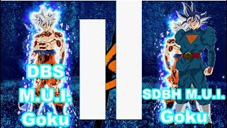 Dragon Ball Goku VS Goku Power Levels