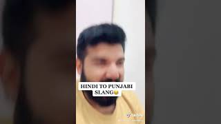 Hindi to punjabi slang