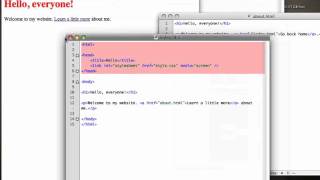 Screencast #58: HTML & CSS -- The VERY Basics