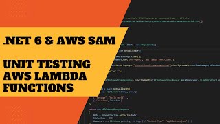 Unit testing AWS Lambda with .NET 6