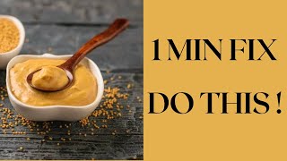 Chef on How to Remove Bitterness from Mustard Paste