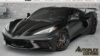 LISTEN TO THAT EXHAUST! THE PERFECT BATMOBILE C8 CORVETTE! FOR SALE!