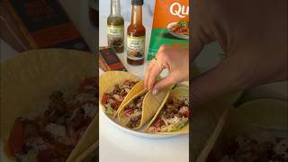 How to make tacos with Quorn Meatless Grounds! #flexitarian #vegetarian #shorts #recipe #easyrecipe