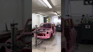 How busy is a car restoration workshop?