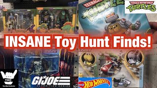 INSANE Toy Hunting Finds! NECA TMNT Waves, GI JOE Classified & Hot Wheels FOUND! Crazy Toy Hunt!