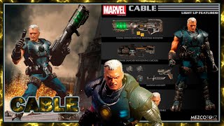 CABLE 🔥'MEZCO ONE: 12'  -Unboxing Español-  Figura Marvel Toys