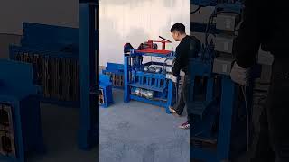 part 111 Semi-automatic cement-free brick making machine  hollow brick machine cement brick