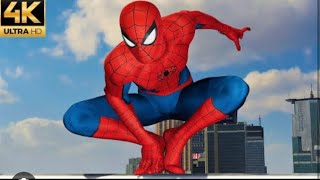 Spider-Man ps4-classic suit free roam gameplay