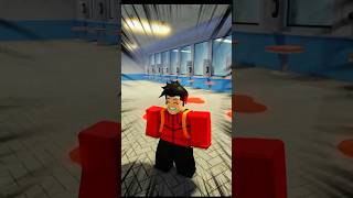 Go break the glass 😱 #shorts Roblox prison obby