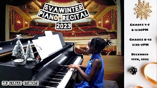 Winter Piano Recital