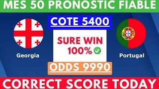 PRONOSTIC FOOT:MES PRONOSTIC FOOTBALL AUJOURD'HUI (football prediction ) CORRECT SCORE|SCORE EXACT