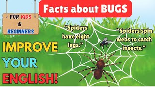 Facts about BUGS for Kids. Learn ENGLISH with FUN