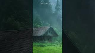 Heavy Rain & Thunder Sounds in the Forest #rain #sleep #rainsounds #shorts #rainsounds  #nature