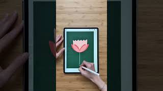 Procreate art🌷 #art #artshorts #arttutorial #easyart #procreate #shorts #fyp #create #iphone14