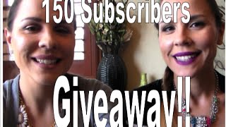 CLOSED: 150 Subscriber Giveaway!! Thank  you so much!!!!