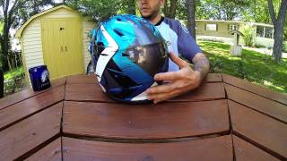 Bell 2014 Sanction Fullface Helmet  Gopro hero 3 black