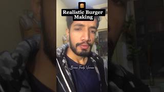 Funny Homemade Anda Shami Burger Realistic Making😂🍔🫢