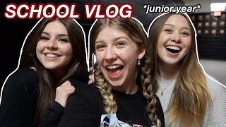 SCHOOL VLOG *junior year* ❄️⛸️🧣 | vlogmas day 18