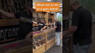 Don’t do this in a gun store! #firearms #gun