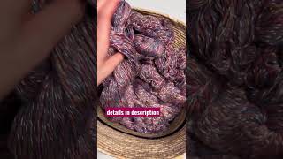 Art Yarn Skeins on Etsy NerriPango || details in description || #SHORTS