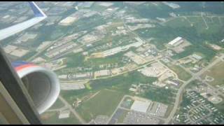 Delta 738 take off from Cincinnati to New York - 31 July 2010