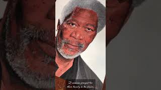 Morgan freeman - Realistic Painting