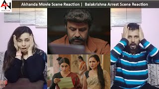 Akhanda Movie Scene Reaction |  Murali Krishna Arrest Reaction | Nandamuri Balakrishna | Boyapati