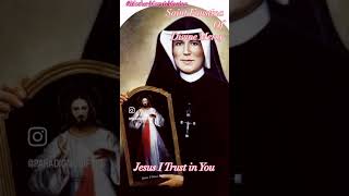 Saint Faustina of divine mercy #mothermaryismoving #motherofgod #catholicnun #upchurch #angel