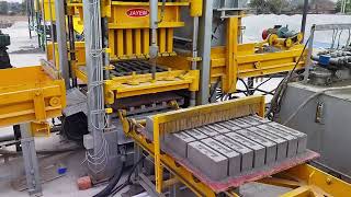 FLYASH BRICK / BLOCK / PAVER MAKING MACHINE AUTOMATIC, MODEL ' JAYEM' 7550