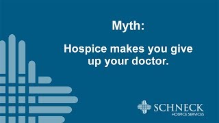 Schneck Medical Center - Hospice Myth #5