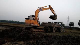 SUMITOMO S160 | Mahindra is filling the soil from the field of cultivation | Part 2 |caterpillar boy