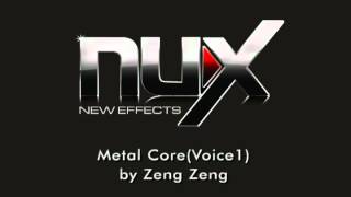 NuX Guitar Effect Pedal - METAL CORE DEMO(Voice 2)