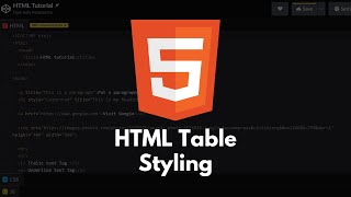 HTML Tutorial #17 - HTML Table Styling | Vertical and Horizontal Zebra Stripes, Horizontal Dividers