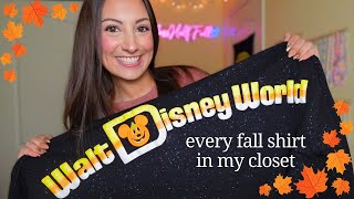 ASMR Every Fall & Halloween Shirt in My Closet! 🍂🎃