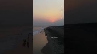 sun set beach location📍#viral #new #newstatus #reels #ap #day outside #sunset #drone