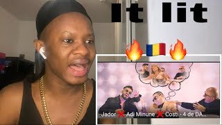 African React To Jador X Adi Minune X Costi - 4 de Da (Special Guest Anna Lesko) 🔥🇷🇴