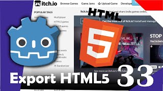 Godot 4.0 - 33 : Export To HTML5 | Publish to Itch.io