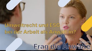 Umweltrecht und ESG bei der Arbeit als Anwältin und Anwalt? | FdAS01E011