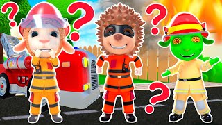 Who Is The Real Firefighter? | Cartoon for Kids | Dolly and Friends