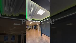 PERGOLA LAMELLEN DAK | Showroom verbouwing / uitbreiding