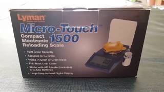 Lyman 1500 Micro Touch Reloading Scale Review