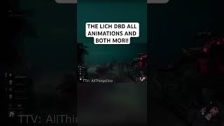 DBD THE LICH KING NEW CHARACTER, All Animations and both mori revealed. Dead by Daylight