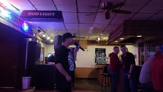 Eminem-Zeus karaoke bar cover @ Town Hall in Fargo, ND 5-1-21