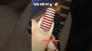 Easy stripping tape nailart tutorial at home✨🎨💅🏻♥️🤍#shorts #trendinghacks#viralshorts#youtubeshorts